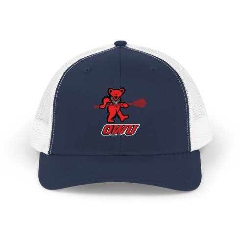Ohio Wesleyan Lax Stealie Grateful Dead Trucker Cap