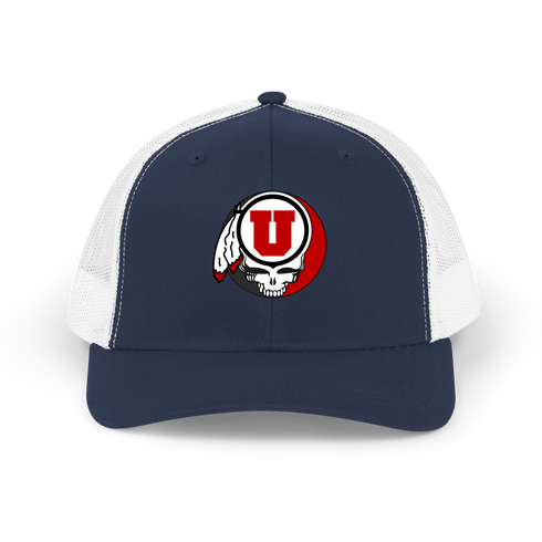 University of Utah Stealie Grateful Dead Trucker Cap