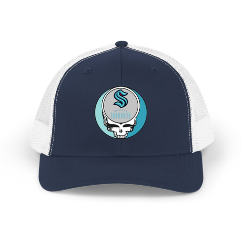 Seattle Kraken Stealie Grateful Dead Trucker Cap