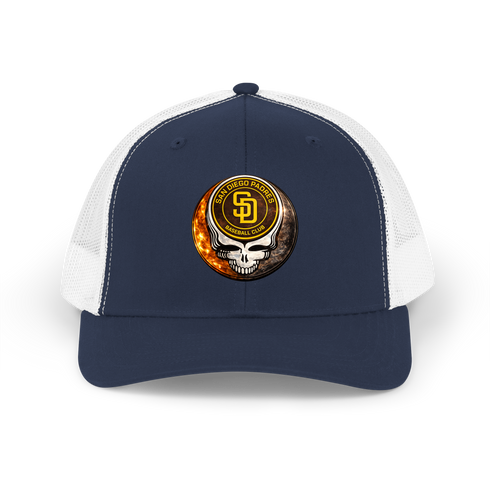 San Diego Padres Crystal Stealie Grateful Dead Trucker Cap