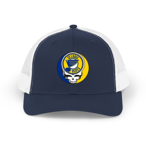 St. louis Blues Stealie Grateful Dead Trucker Cap