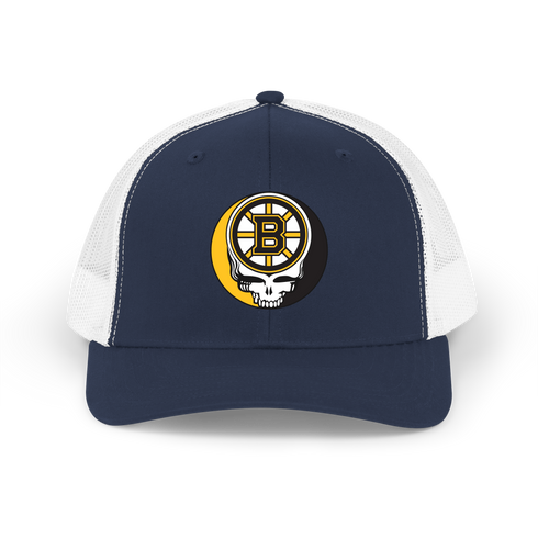 Boston bruins Stealie Grateful Dead Trucker Cap