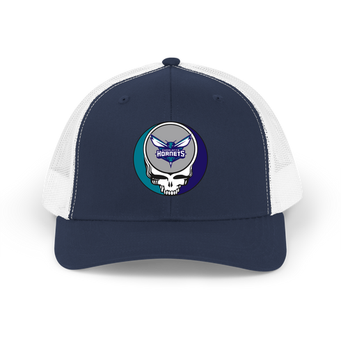 Charlotte Hornets Stealie Grateful Dead Trucker Cap