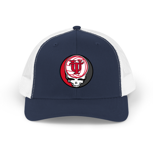 University of Tampa Volleyball Stealie Grateful Dead Trucker Cap
