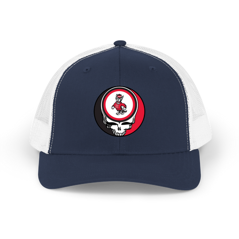 NC State Stealie Grateful Dead Trucker Cap