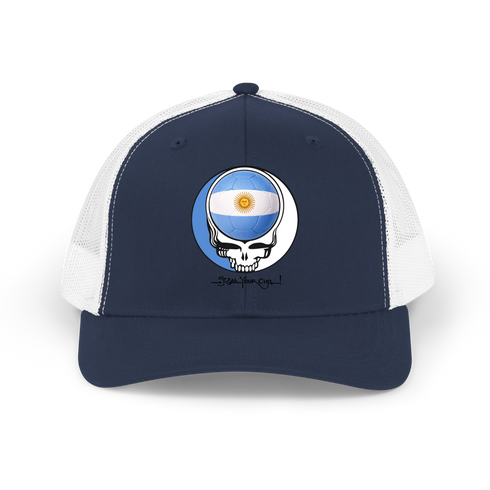 Argentina FIFA World Cup Stealie Grateful Dead Trucker Cap