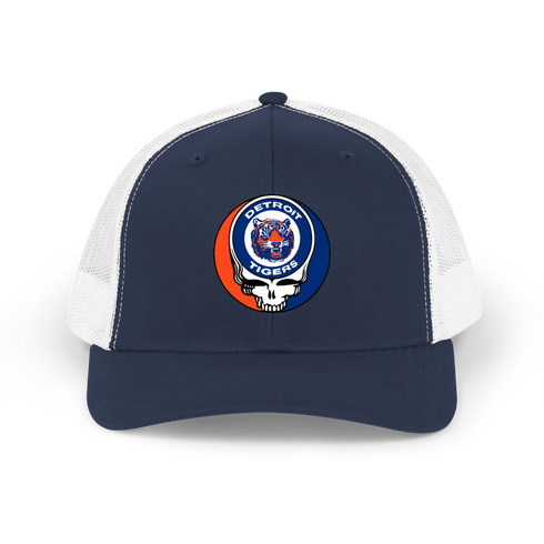 Detroit Tigers Stealie Grateful Dead Trucker Cap