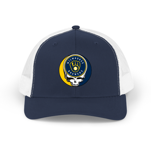 Milwaukee Brewers Stealie Grateful Dead Trucker Cap