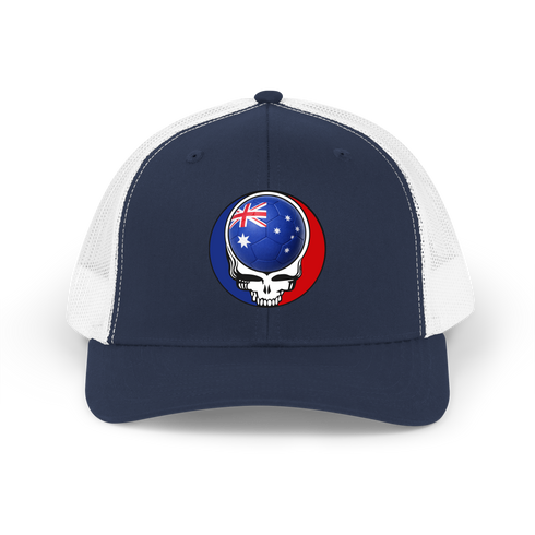 Australia FIFA World Cup Stealie Grateful Dead Trucker Cap