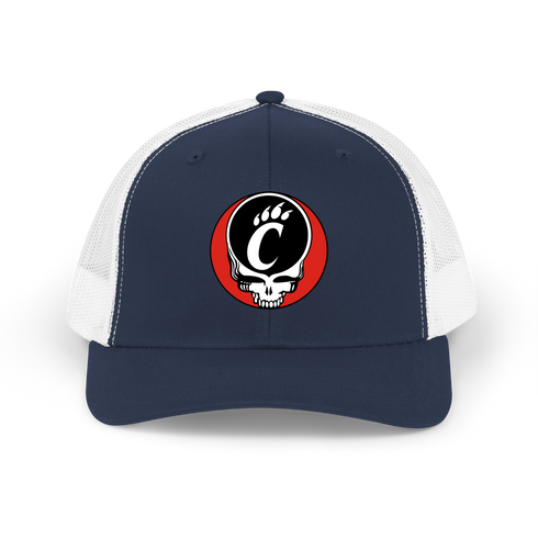 University of Cincinnati Stealie Grateful Dead Trucker Cap