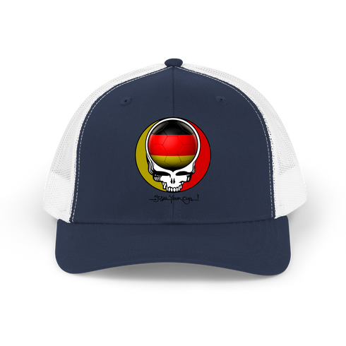 German FIFA Stealie Grateful Dead Trucker Cap