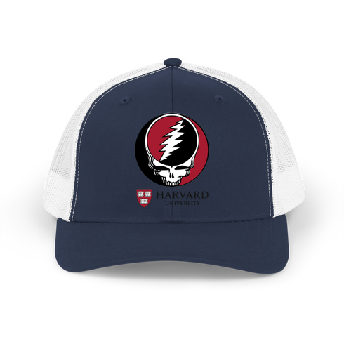 Harvard Stealie Grateful Dead Trucker Cap