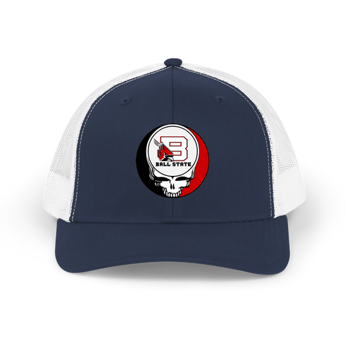 Ball State Stealie Grateful Dead Trucker Cap