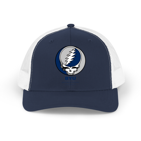 BYU Stealie Grateful Dead Trucker Cap
