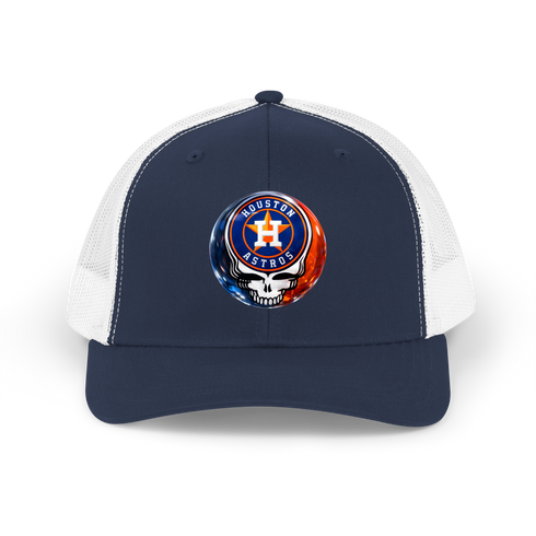 Houston Astros Crystal Stealie Stealie Grateful Dead Trucker Cap