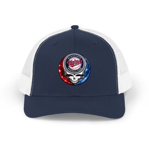 Minnesota Twins Crystal Stealie Stealie Grateful Dead Trucker Cap