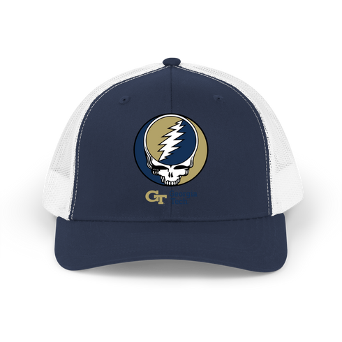 Georgia Tech Stealie Grateful Dead Trucker Cap