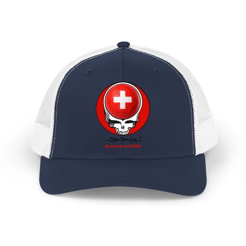 Switzerland FIFA World Cup Stealie Grateful Dead Trucker Cap