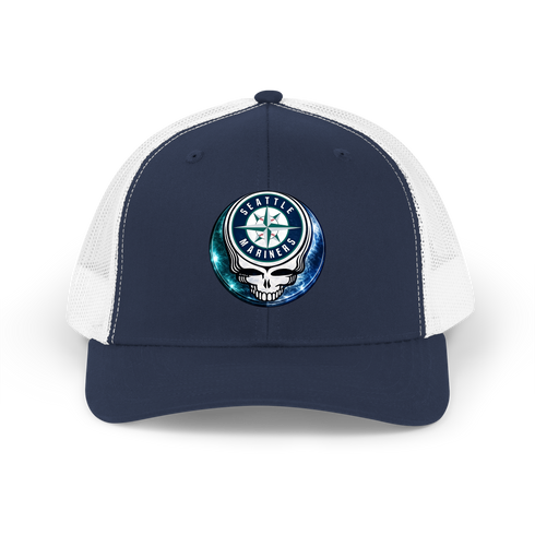 Seattle Mariners Crystal Stealie Stealie Grateful Dead Trucker Cap