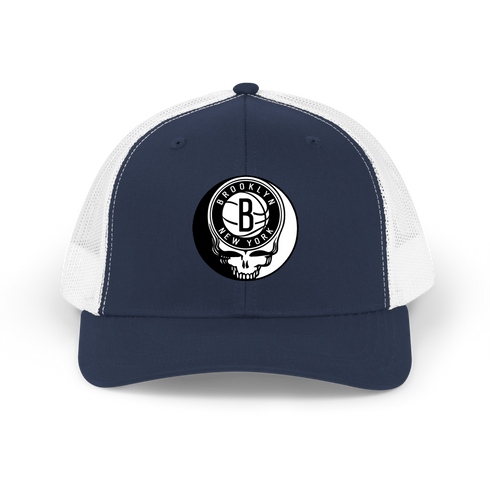 Brooklyn Nets Stealie Grateful Dead Trucker Cap