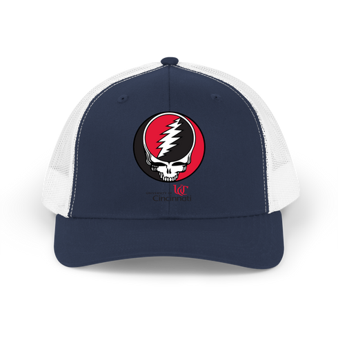 University of Cincinnati Stealie Grateful Dead Trucker Cap