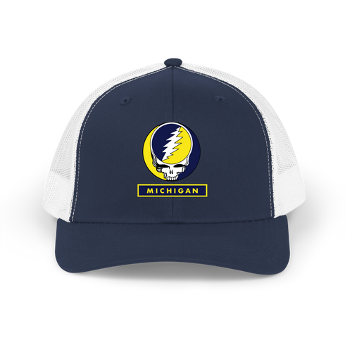University of Michigan Stealie Grateful Dead Trucker Cap