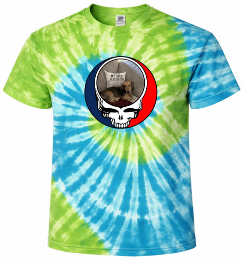 1562 - Custom Stealie Tie-Dye