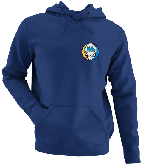 UCLA - Premium Grateful Dead Left Chest Hoodie - Navy - 2
