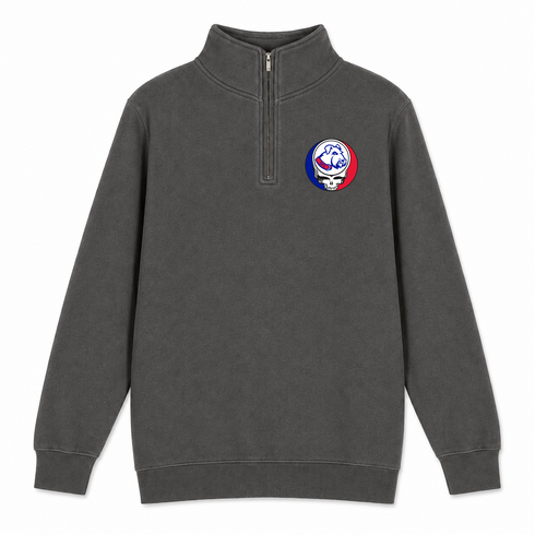 St Francis - Premium Grateful Dead Quarter-Zip Pullover - Charcoal - 5