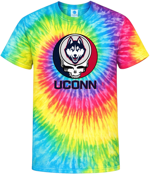 University of Connecticut Tie-Dye × Grateful Dead Tee