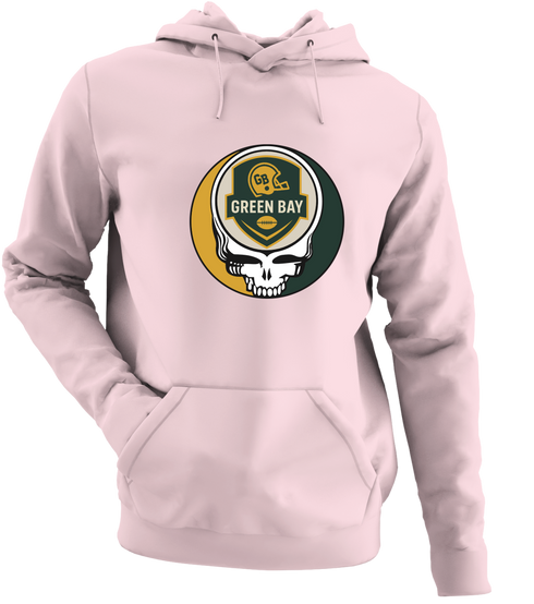 Green Bay Football - Premium Grateful Dead Hoodie - Light Pink - 4