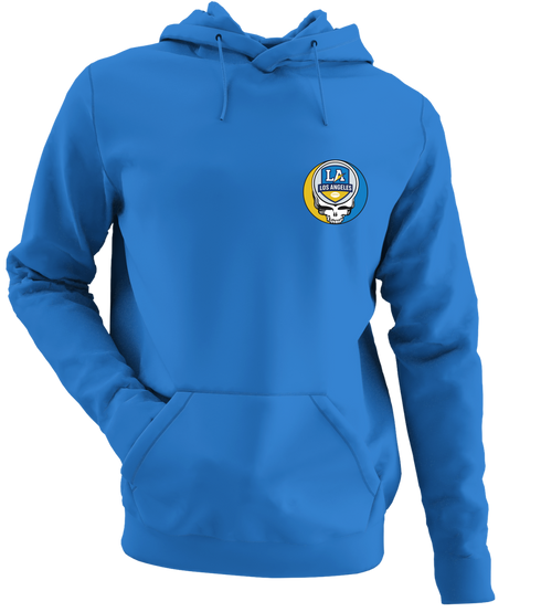 Los Angeles Football - Premium Grateful Dead Left Chest Hoodie - Heather Royal - 5