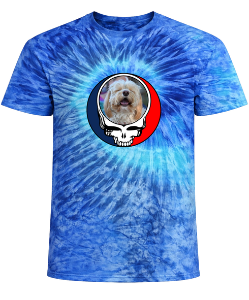 1643 - Custom Stealie Tie-Dye