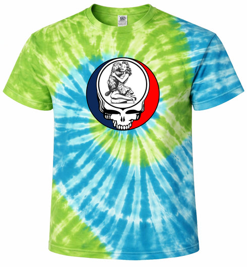 1733 - Custom Stealie Tie-Dye
