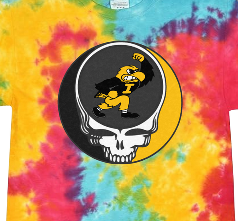 University of Iowa Stealie Tie-Dye T-Shirt