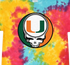 University of Miami Stealie Tie-Dye T-Shirt