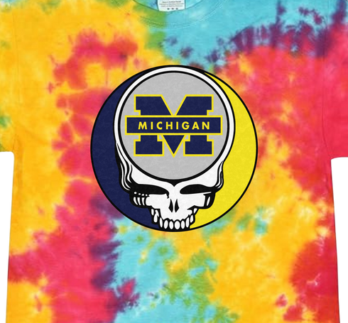 University of Michigan Stealie Tie-Dye T-Shirt