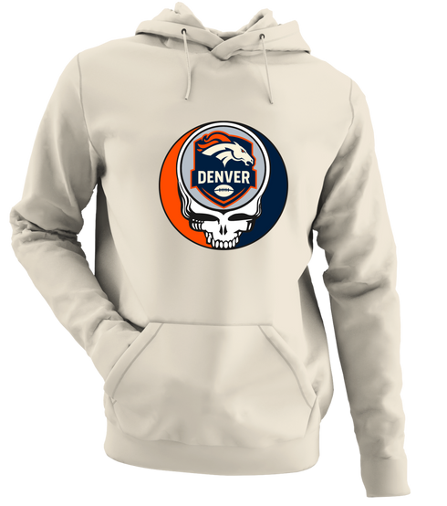 Denver Football - Premium Grateful Dead Hoodie - Sand - 3