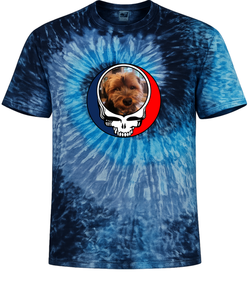 1625 - Custom Stealie Tie-Dye