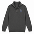 Hikin' Jerry - Life is dead.® - Premium Grateful Dead Quarter-Zip Pullover - Charcoal - 5