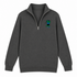Golfing Bear - Life is dead.® - Premium Grateful Dead Quarter-Zip Pullover - Charcoal - 6