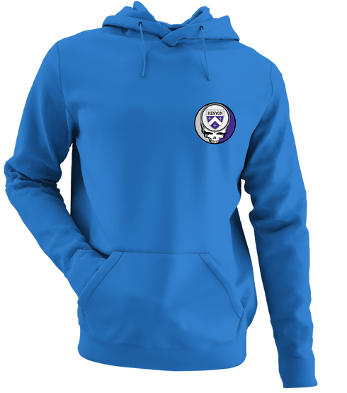 Kenyon - Premium Grateful Dead Left Chest Hoodie - Heather Royal - 5