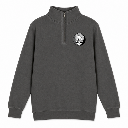 Bowdoin - Premium Grateful Dead Quarter-Zip Pullover - Charcoal - 5