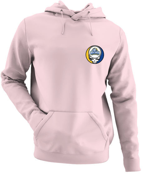 University of New Haven - Premium Grateful Dead Left Chest Hoodie - Light Pink - 4
