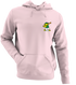 Baseball Bear - Life is dead.® - Premium Grateful Dead Left Chest Hoodie - Light Pink