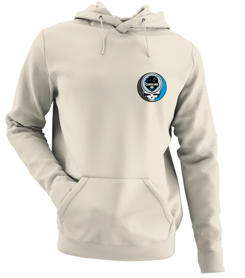 Carolina Football - Premium Grateful Dead Left Chest Hoodie - Sand - 3