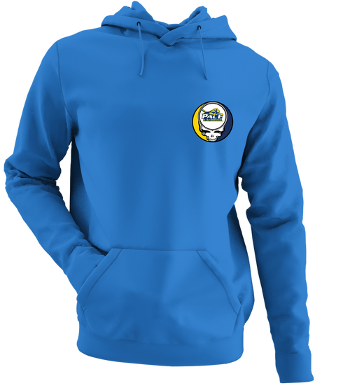 Pace University Lacrosse - Premium Grateful Dead Left Chest Hoodie - Heather Royal - 5