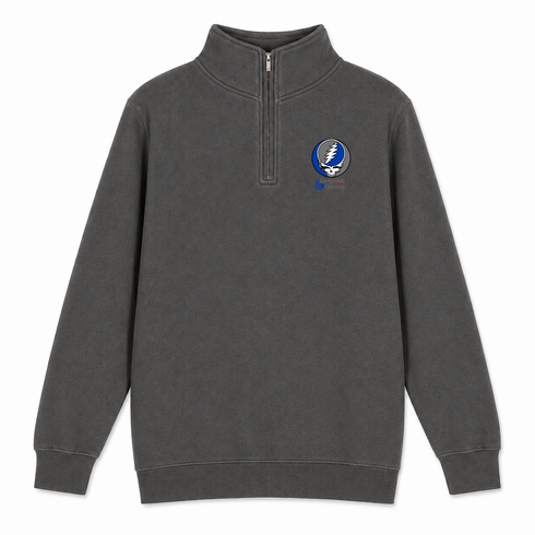 Georgia State University - Premium Grateful Dead Quarter-Zip Pullover - Charcoal - 5