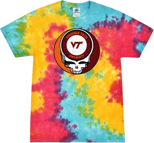 Virginia Tech Stealie Tie-Dye T-Shirt