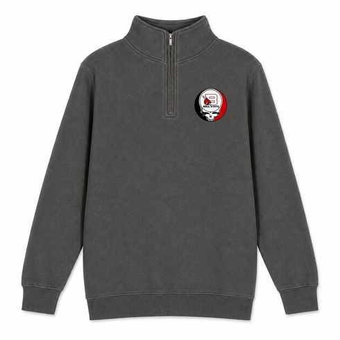 Ball State - Premium Grateful Dead Quarter-Zip Pullover - Charcoal - 5